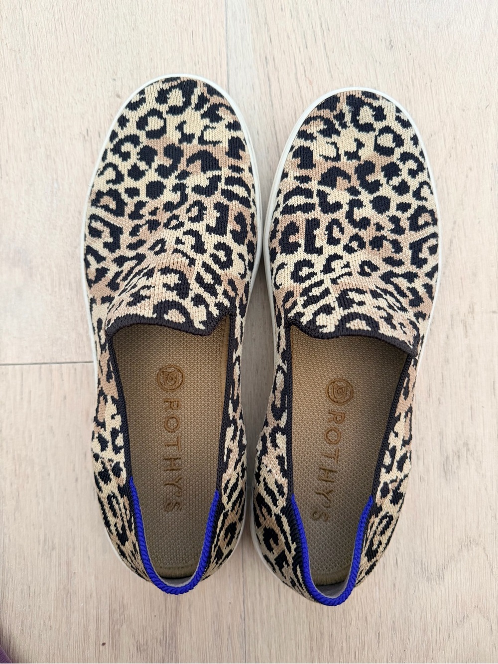 ROTHY’S The Sneaker Camo Cat Slip On size W8.5 - Picture 2 of 11
